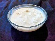 Una foto de yogur kefir