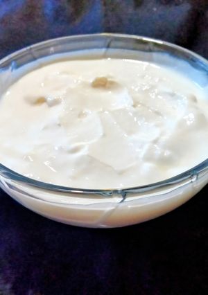 Una foto de Yogurt tipo griego, a partir de kéfir de leche