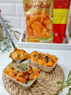 Foto resep Fried chicken mentai rice