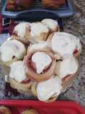 Roles de canela y glaseado de queso crema