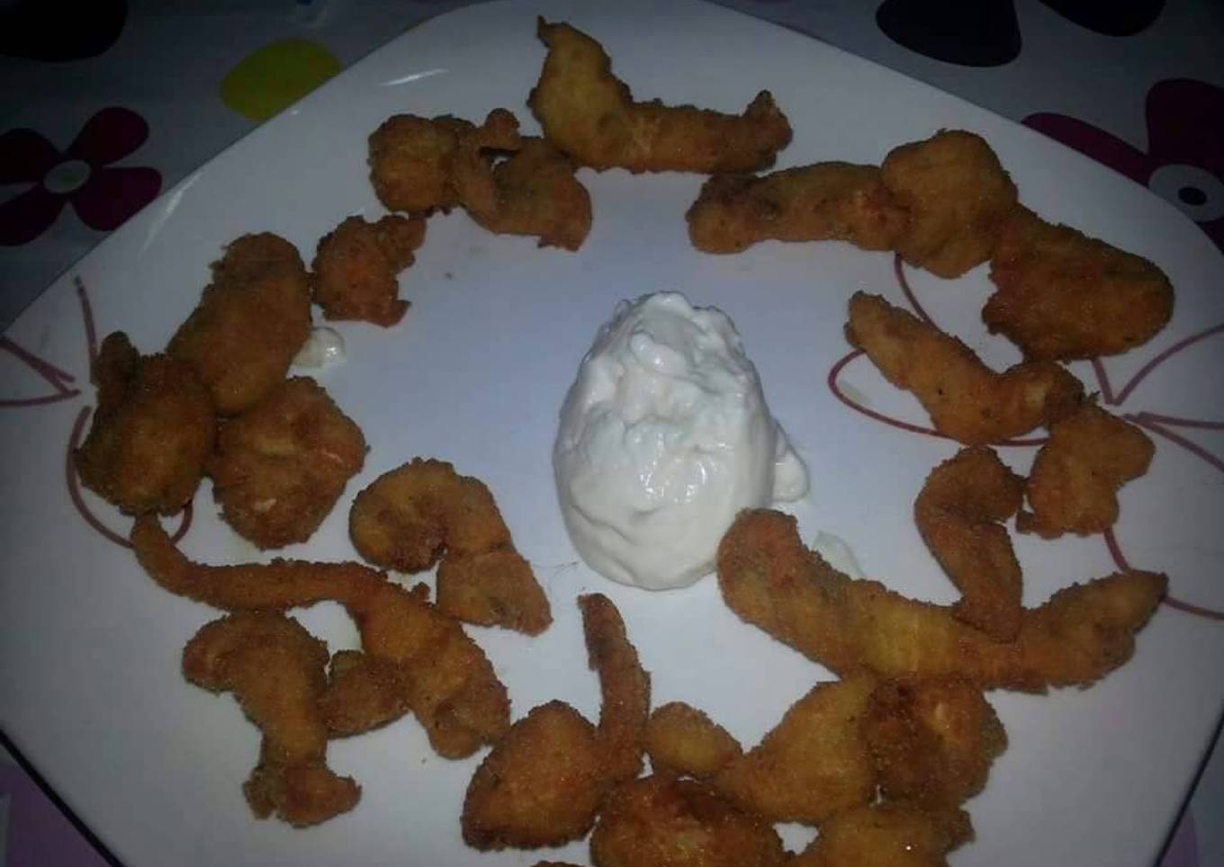Lagrimitas de pollo