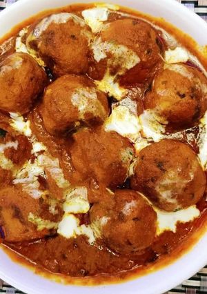 चिकन कोफ़्ता करी (chicken kofta curry recipe in Hindi) रेसिपी मुख्य फोटो