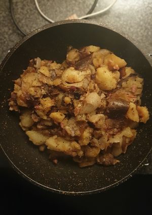 A picture of Jacket Skins Bacon Hash.