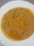 Cazuela de fideos mar y montaña