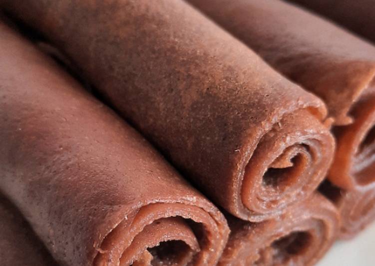 Crêpes au chocolat veggie et sans gluten