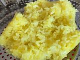 Xôi xéo lò vi sóng siêu nhanh(thật ra cũng không nhanh lắm)