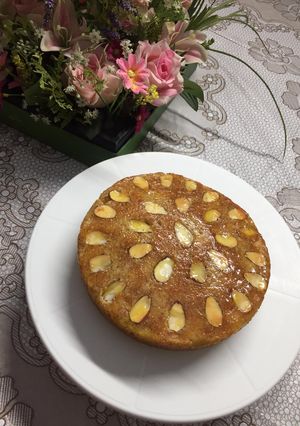A picture of Almond Cake😋.
