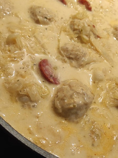 Savanyú káposzta leves, gombóccal recept fotója