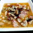 Fabada con setas