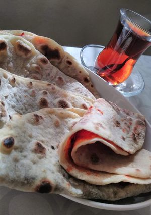 صورة لوصفة خبز الفليفلة عالصاج