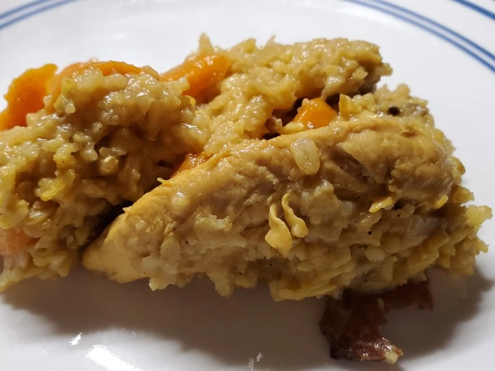 Easy Steps Prepare|Recipe} My Creamy Chicken Curry with Rice (Crock-Pot), Delicious