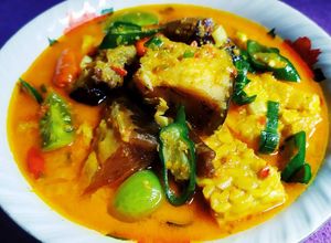 Foto resep Kotokan ikan pe / ikan pe kuah santan