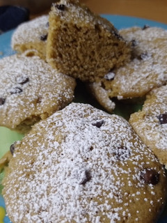 Una foto de Muffins de banana en microondas 🍌🍌🧁🧁