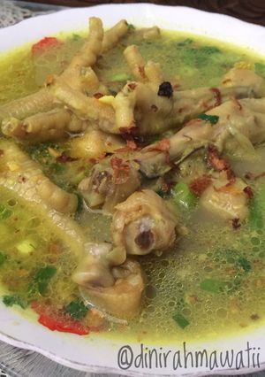 Foto resep Sop Ceker Kuah Kuning