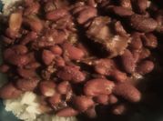 A picture of new orleans red beans