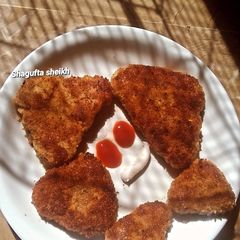 Leftover macroni nuggets 🤤 A picture of Leftover macroni nuggets 🤤.