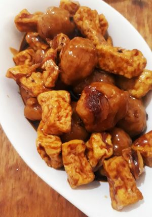Foto resep Tahu + Bakso saus lada hitam