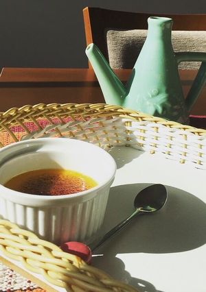 Una foto de Crème brulée