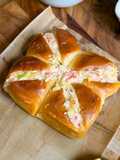 Crab Rangoon Stuffed Hawaiian Rolls