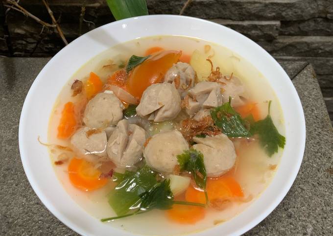 Resep Sop Bakso Anti Gagal