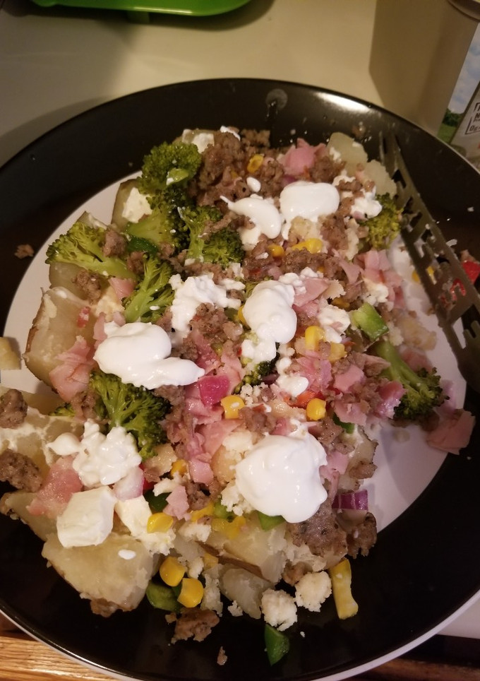 Una foto de Papa al horno (de sobritas) fácil y delicioso