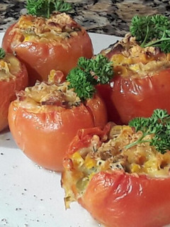 Una foto de Tomates rellenos