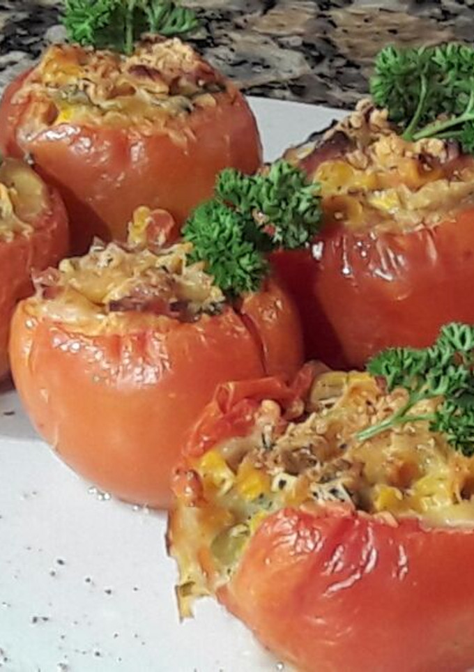 Una foto de Tomates rellenos