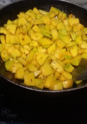 A picture of Fenugreek petha.