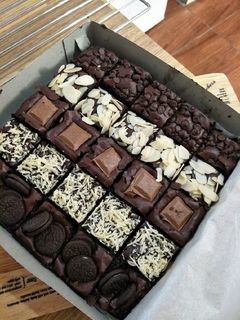 Foto resep Fudge Brownies Tips Shiny Crust