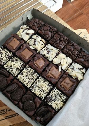 Foto resep Fudge Brownies Tips Shiny Crust