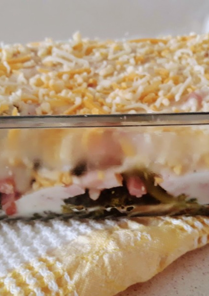 Una foto de Brócoli gratinado