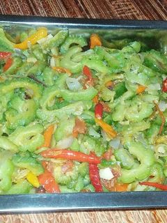 Foto resep Tumis pare udang rebon