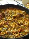 Valencian Paella with Chicken and Rabbit
