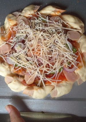 Foto resep Pizza ala Mahasiswa Rasa Dewa 😀