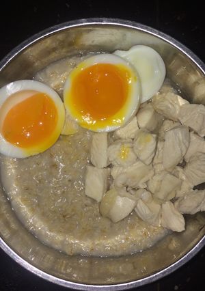 Hình của món Cháo yến mạch giảm cân.