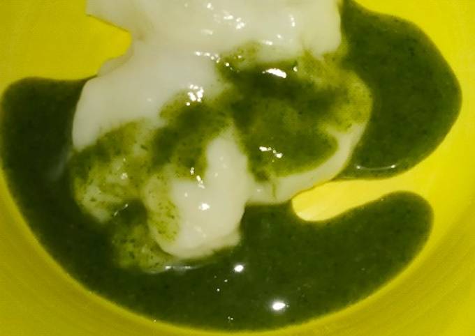 Resep MPASI Bubur sumsum saus kacang merah bayam, Lezat