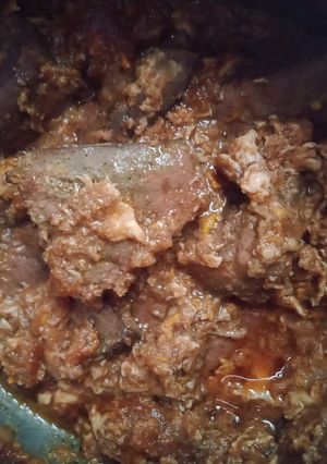 Foto resep Lapis hati sapi telor simpel