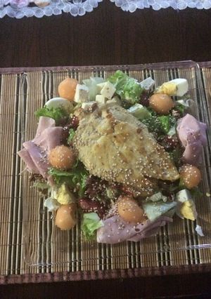 Una foto de Ensalada de pollo