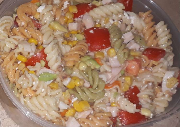 Ensalada de pasta a full