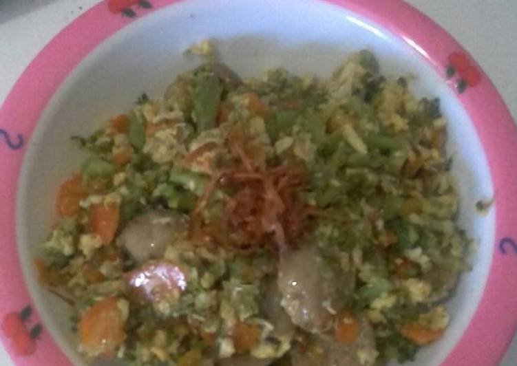 Resep Mpasi anak 1thn (brokoli,wortel,baso), Sempurna