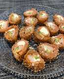 Rollitos de salmón ahumado tipo sushi