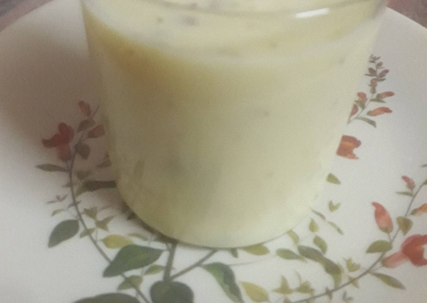 Healthy badam milkshake