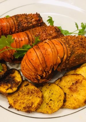 A picture of Whosayna’s Deep Fried Chilli Lobsters.