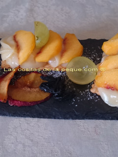 Una foto de Mini tartitas light de crema y frutas con thermomix