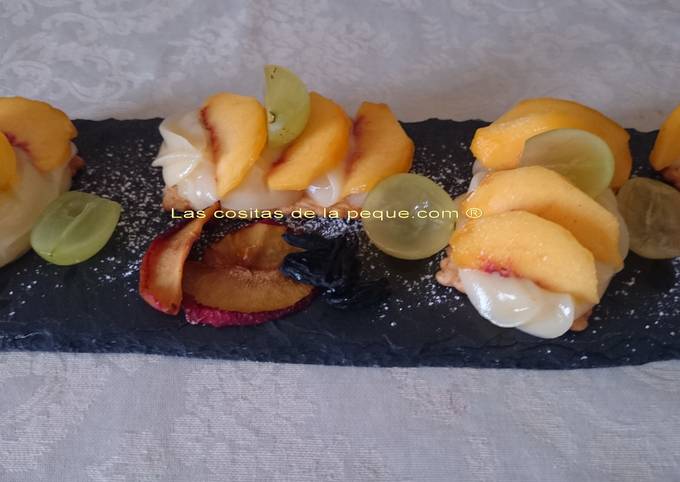 Foto principal de Mini tartitas light de crema y frutas con thermomix 