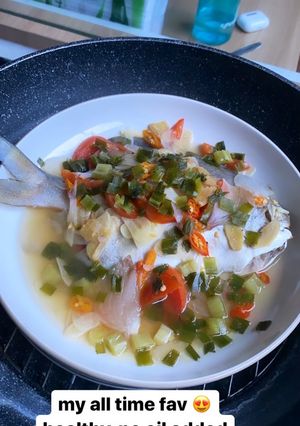 Foto resep Tim ikan bawal