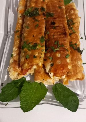 عکسی از دستور شام سبک و راحت ، لقمه مدرسه لذیذ😍