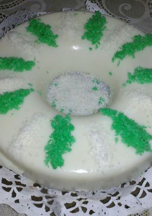 صورة لوصفة كيكه جوز الهند البارده