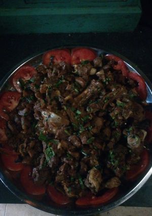 A picture of Beef dry fry.