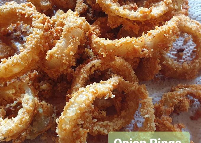 Resep 117. Onion Rings with Bread Crumbs oleh Deswita Resep 117. Onion Rings with Bread Crumbs oleh Deswita